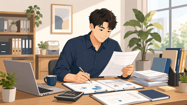 간이지급명세서 제출 전 급여대장과 지급자료를 검토하는 사업자
