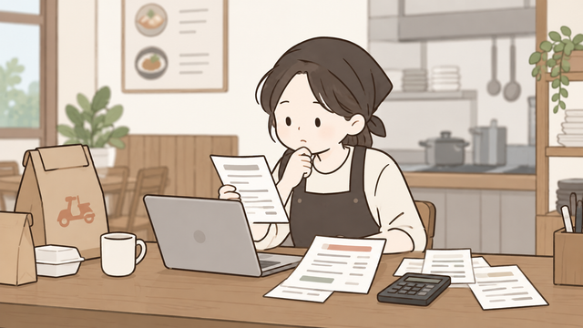 배달앱 할인쿠폰과 프로모션 부담금 내역을 확인하는 음식점 운영자