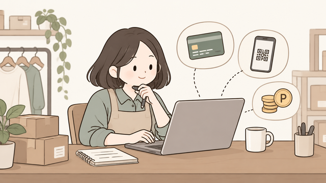 스마트스토어에서 신용카드와 모바일 결제 및 포인트 매출을 확인하는 모습